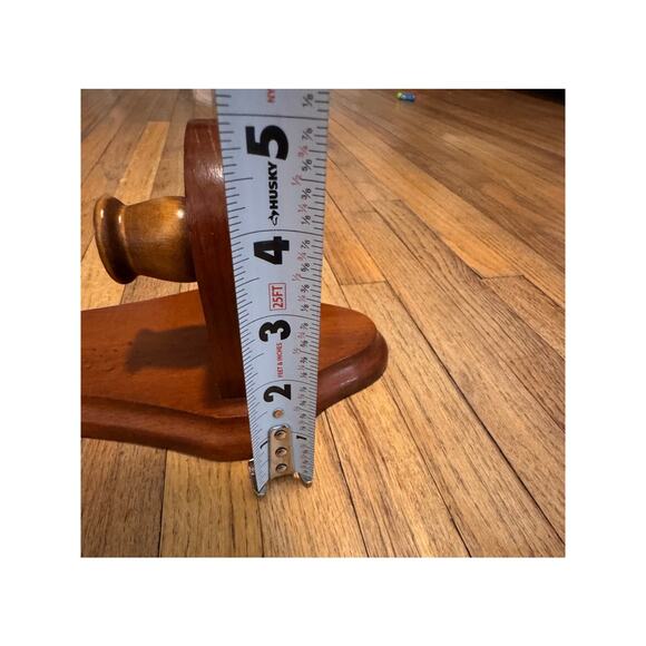 Vintage Wooden Wall Sconces Pair Heart Cutout Rustic Candle Holders 14” Tall - Picture 10 of 11